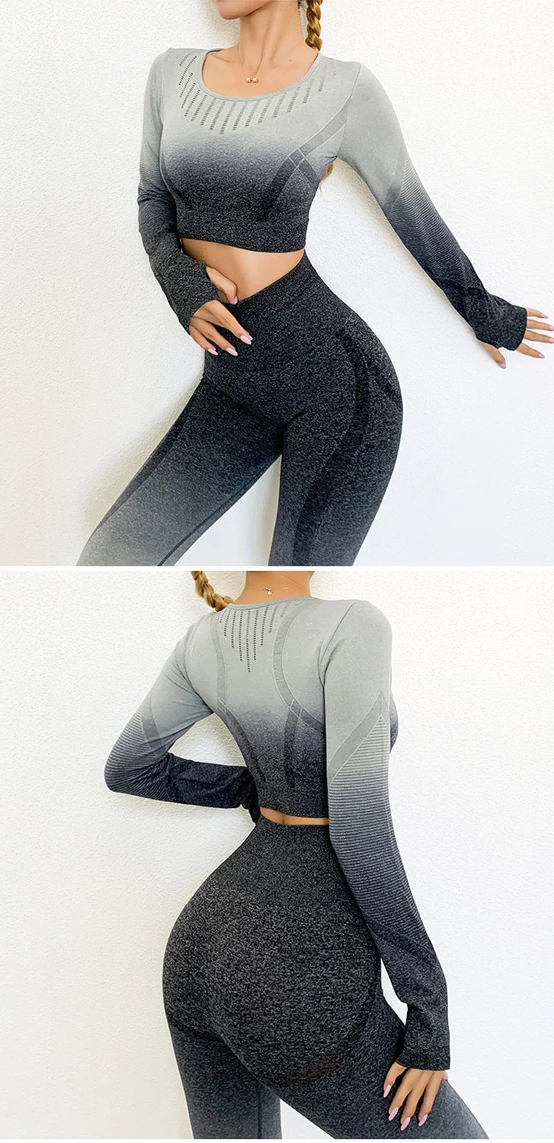 Cadore Motion Set – Long Sleeve Top & Sculpt Leggings