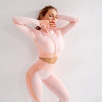 Cadore SculptMotion Set – High-Waist Leggings & Zip Performance Jacket