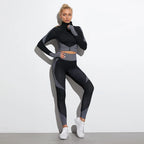 Cadore SculptMotion Set – High-Waist Leggings & Zip Performance Jacket