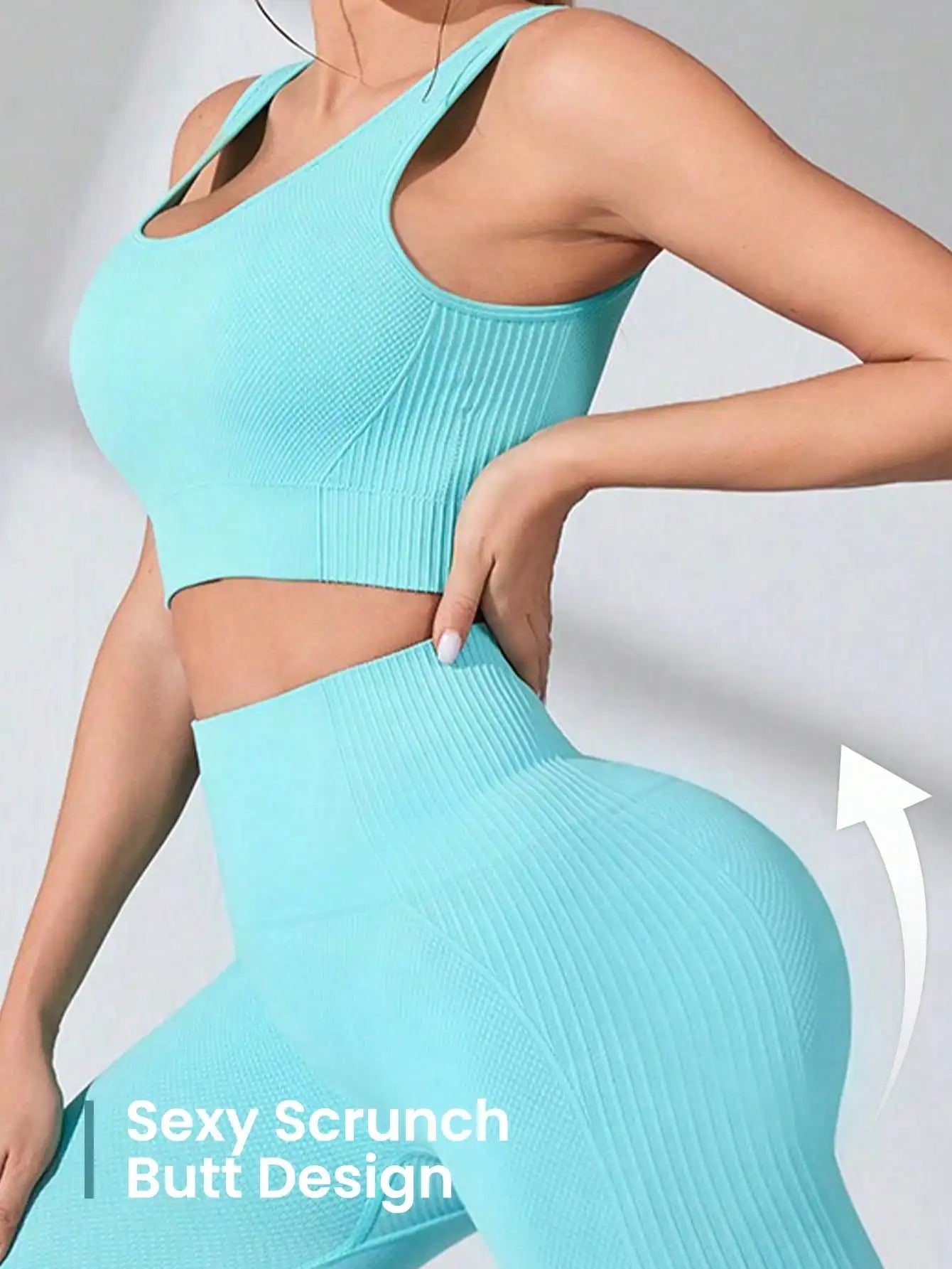 Cadore Cross-Strap Set – Leggings & Sports Bra