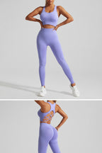 Cadore Motion Seamless Set – Leggings & Backless Crop Top