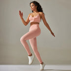 Cadore Motion Set – High-Waist Sculpt Leggings & Square Neck Crop Top
