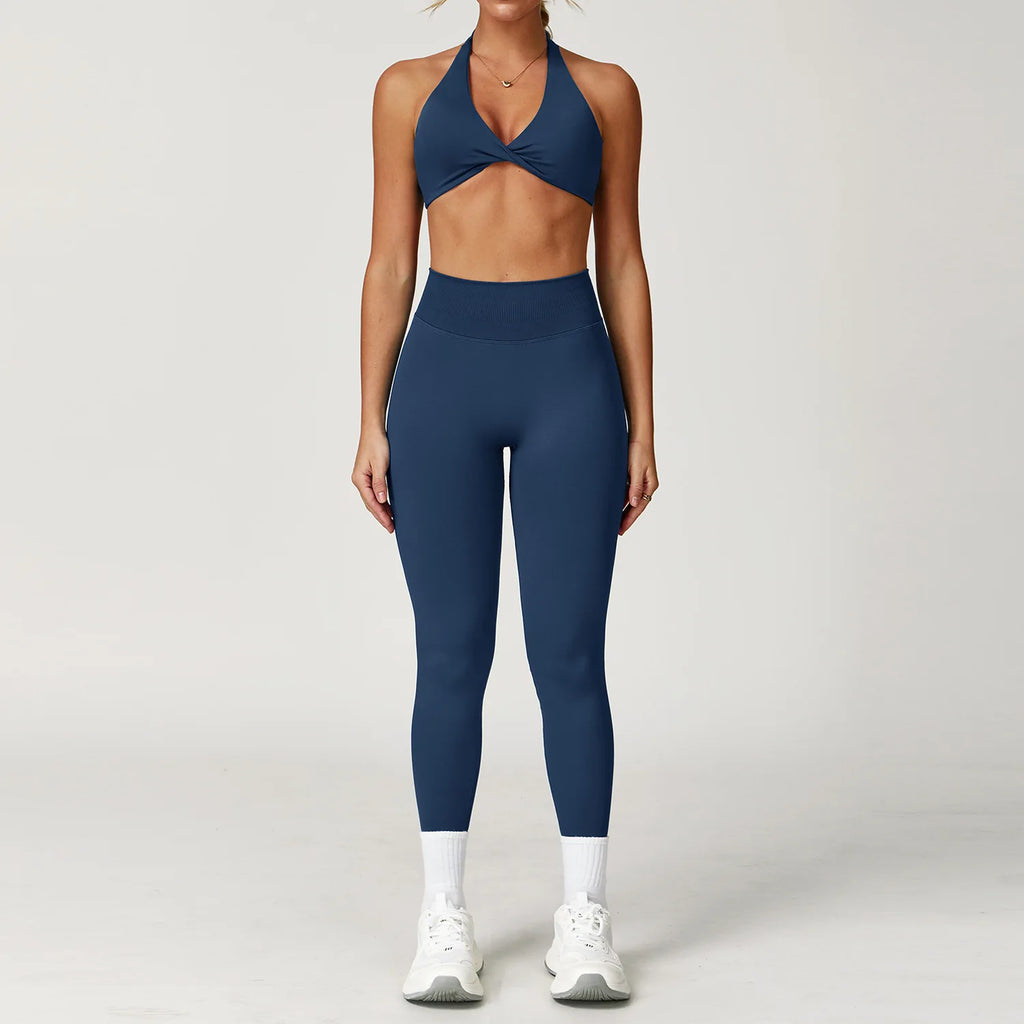 Cadore Two-Piece Performance Set – Sports Bra & Sculpt Leggings
