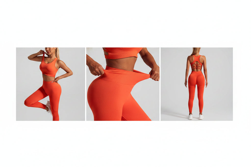 Cadore Motion Seamless Set – Leggings & Backless Crop Top