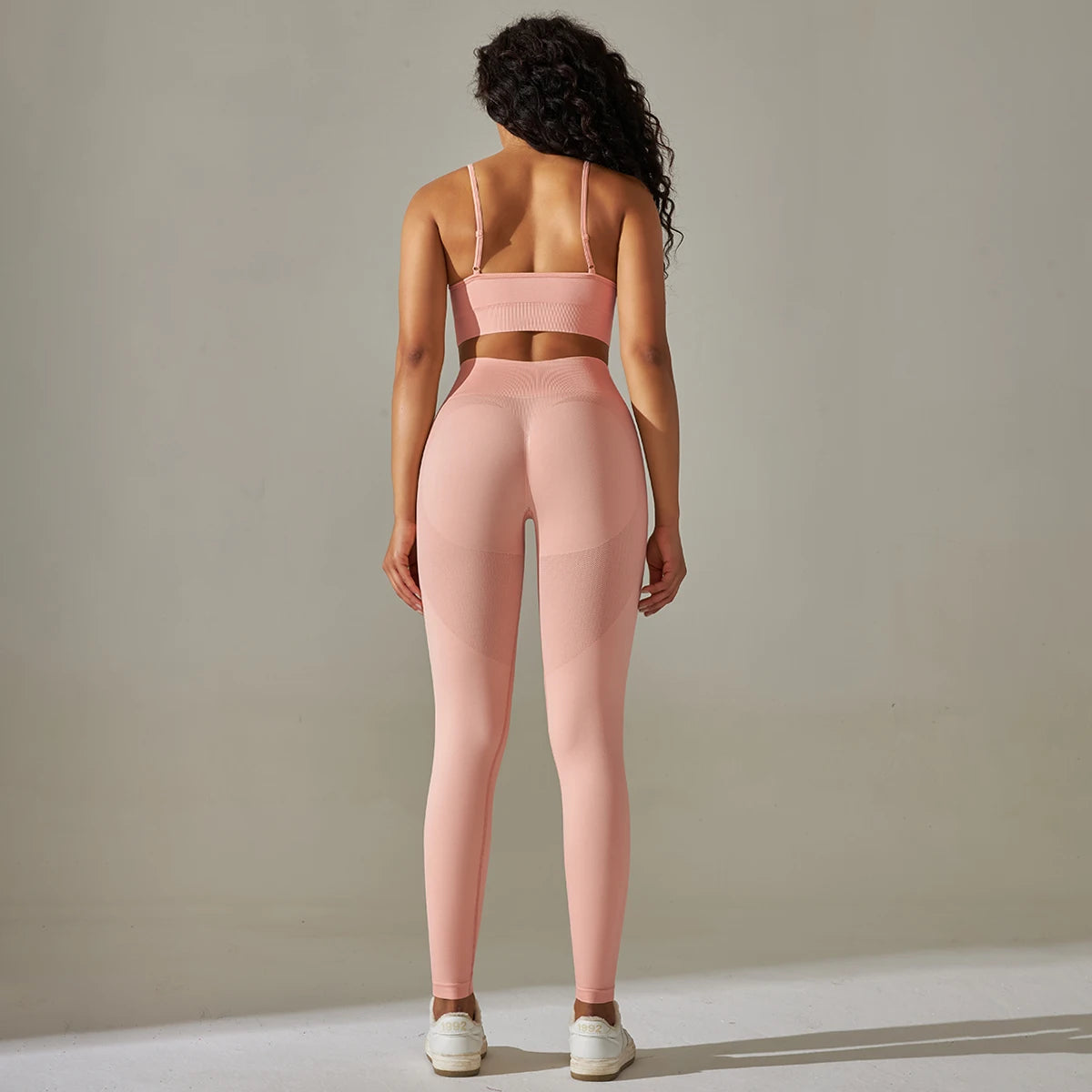 Cadore Motion Set – High-Waist Sculpt Leggings & Square Neck Crop Top