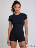Cadore Active Set – Short Sleeve Top & Scrunch Shorts