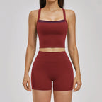 Cadore Seamless Set – Butt-Lifting Sleeveless Top & Shorts
