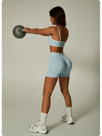 Cadore Contrast Trim Set – Sports Bra & Leggings or Shorts