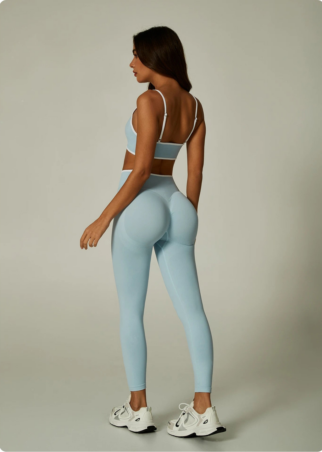 Cadore Contrast Trim Set – Sports Bra & Leggings or Shorts