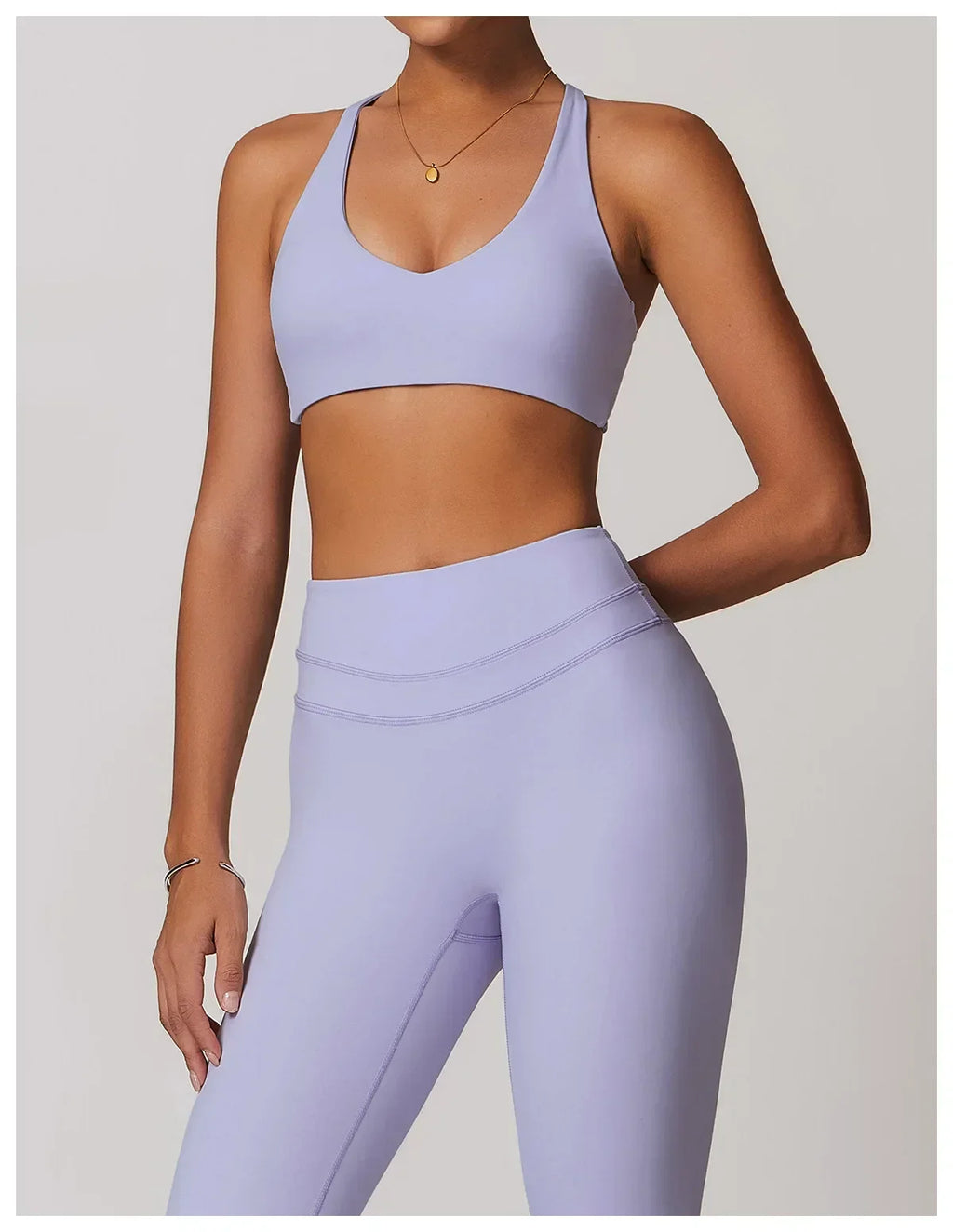 Cadore Seamless Fitness Set – Shorts, Top & Sports Blouse