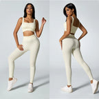 Cadore Peach Lift Set – Sports Bra & High-Rise Leggings
