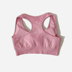 Cadore Seamless Ribbed Set – Yoga Top & High-Waist Shorts