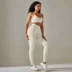 Cadore Motion Set – High-Waist Sculpt Leggings & Square Neck Crop Top