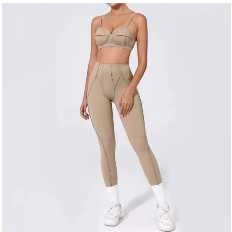 Cadore Backless Seamless Set – Shaping Leggings & Bra
