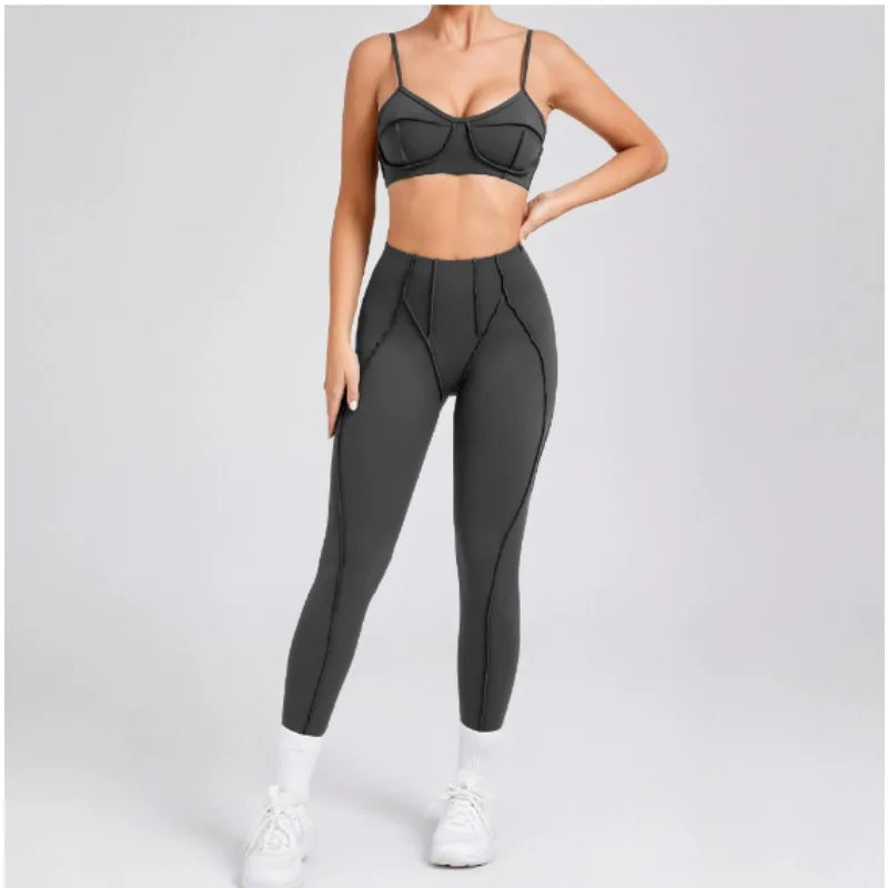 Cadore Backless Seamless Set – Shaping Leggings & Bra