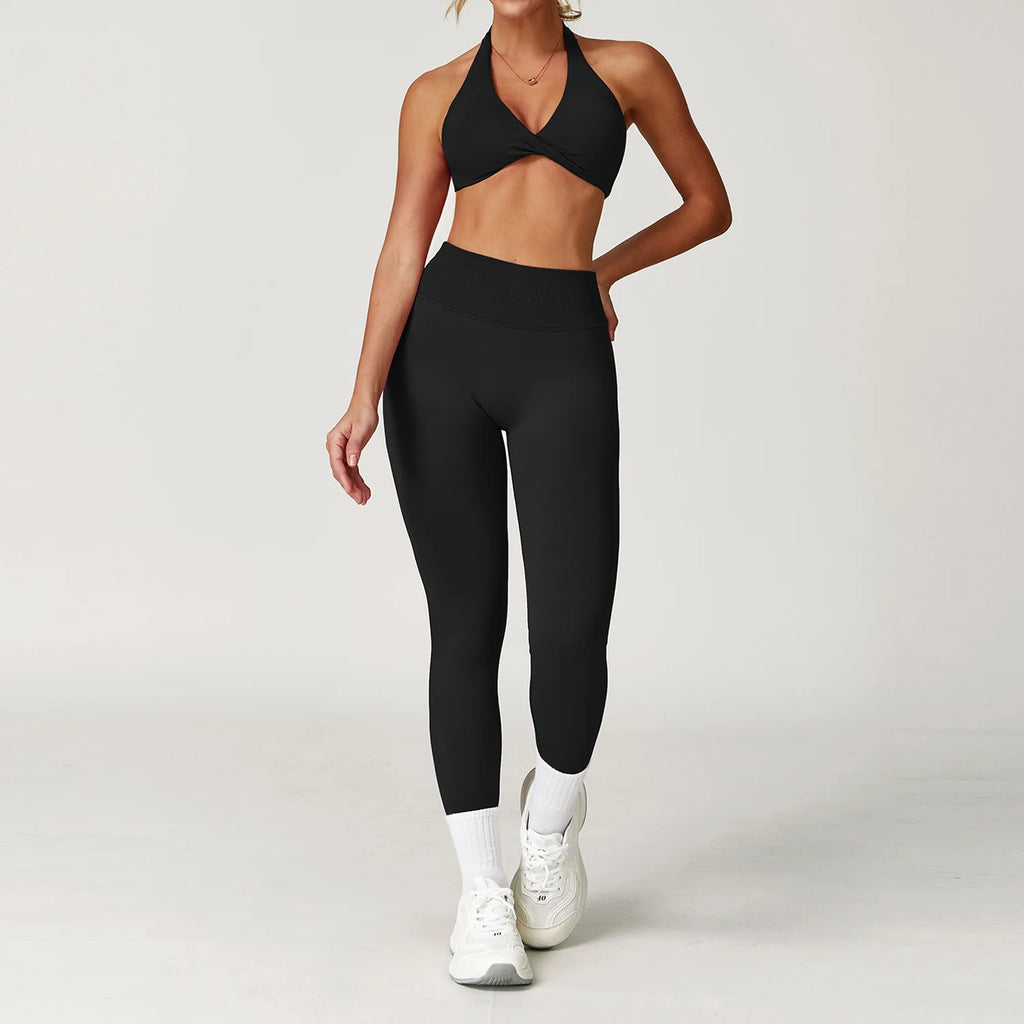Cadore Two-Piece Performance Set – Sports Bra & Sculpt Leggings