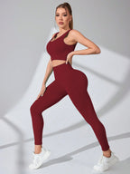 Cadore Cross-Strap Set – Leggings & Sports Bra