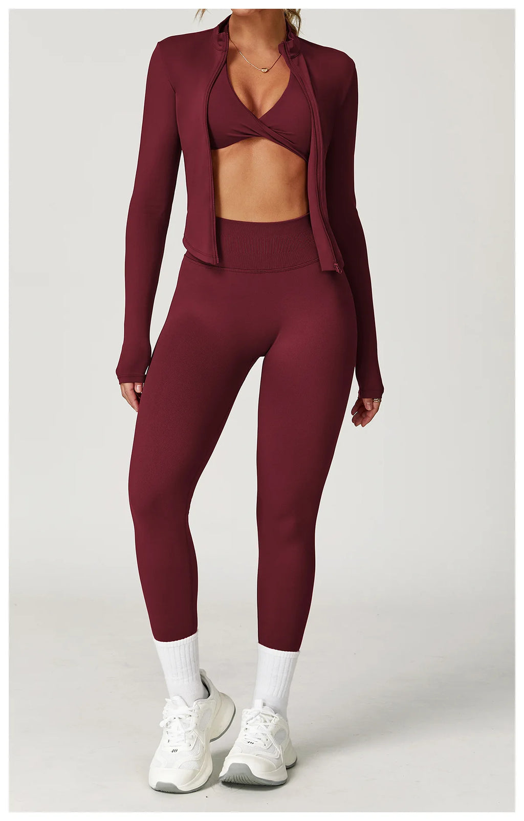 Cadore Two-Piece Performance Set – Sports Bra & Sculpt Leggings