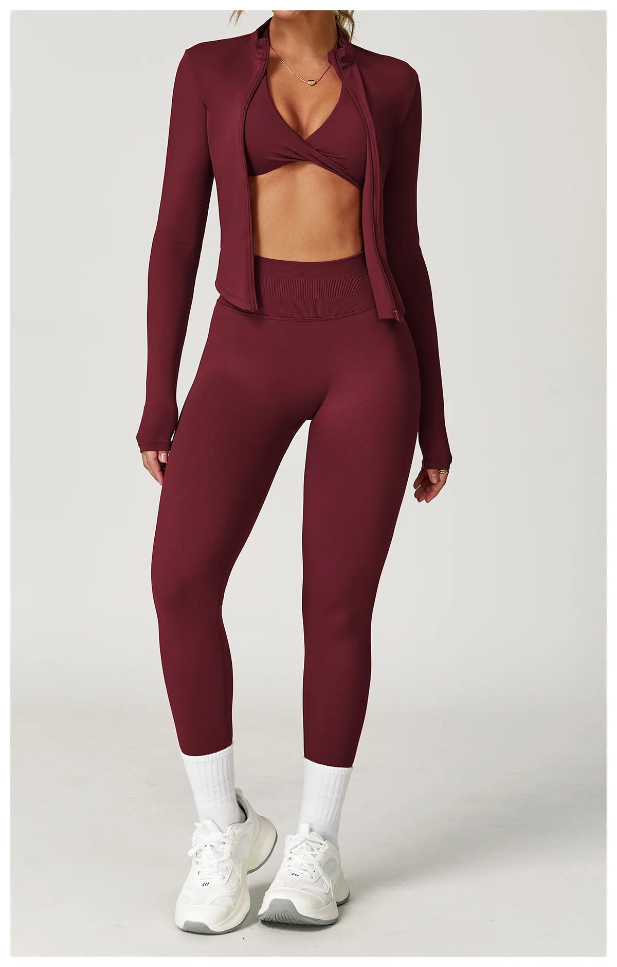 Cadore Two-Piece Performance Set – Sports Bra & Sculpt Leggings