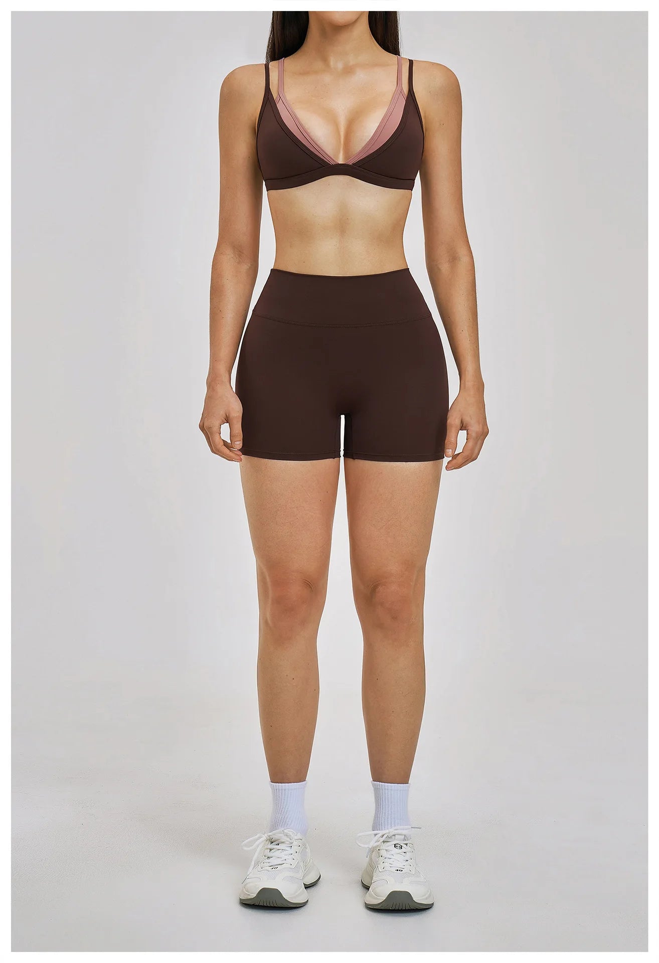 Cadore Seamless Tracksuit – Leggings & Sports Bra 2-Piece Set