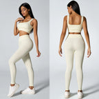 Cadore Peach Lift Set – Sports Bra & High-Rise Leggings