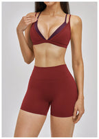 Cadore Seamless Tracksuit – Leggings & Sports Bra 2-Piece Set