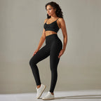 Cadore Motion Set – High-Waist Sculpt Leggings & Square Neck Crop Top