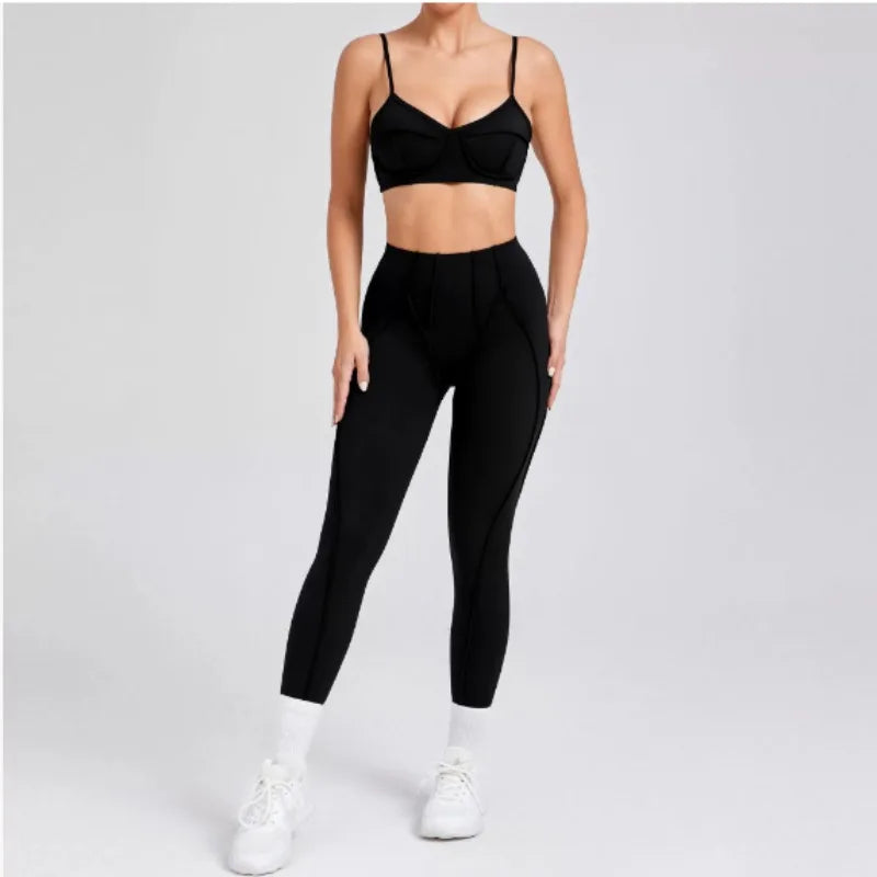 Cadore Backless Seamless Set – Shaping Leggings & Bra