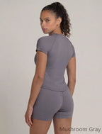 Cadore Active Set – Short Sleeve Top & Scrunch Shorts