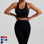 Cadore Motion Seamless Set – Leggings & Backless Crop Top