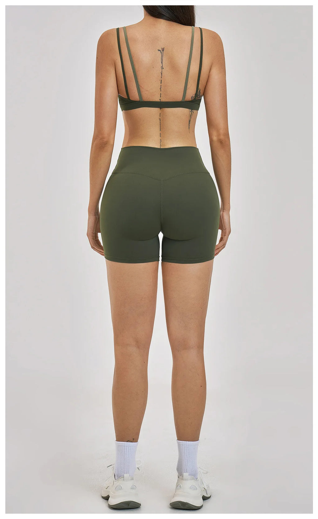 Cadore Seamless Tracksuit – Leggings & Sports Bra 2-Piece Set