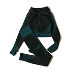 Cadore SculptMotion Set – High-Waist Leggings & Zip Performance Jacket