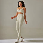 Cadore Motion Set – High-Waist Sculpt Leggings & Square Neck Crop Top