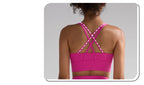2 Pieces Women's Tracksuit Seamless Yoga Set Workout Sportswear Gym Clothing High Waist Leggings Fitness Sports Suits