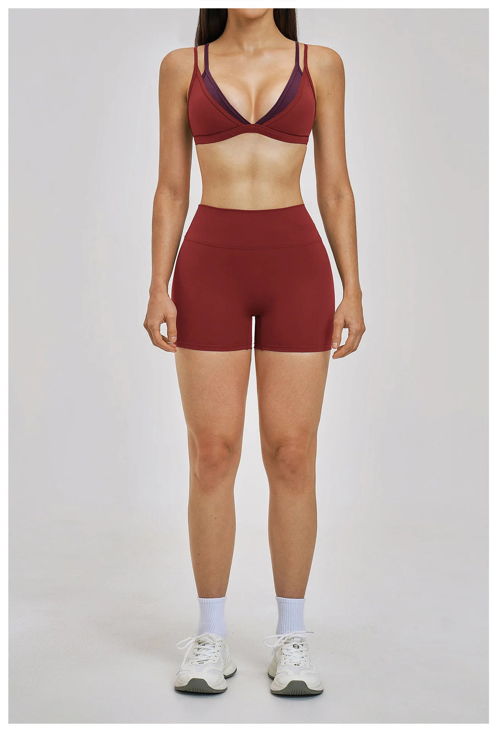 Cadore Seamless Tracksuit – Leggings & Sports Bra 2-Piece Set