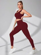 Cadore Cross-Strap Set – Leggings & Sports Bra
