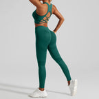 Cadore Motion Seamless Set – Leggings & Backless Crop Top