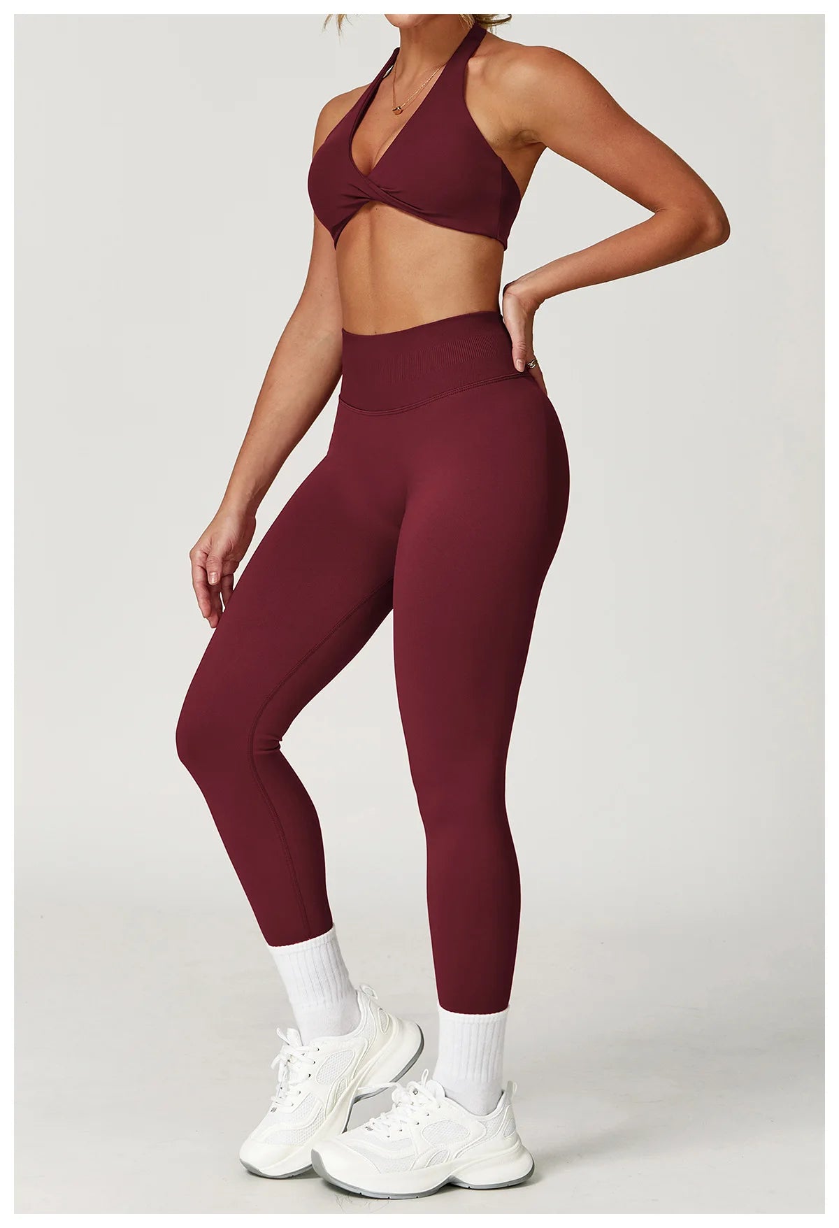 Cadore Two-Piece Performance Set – Sports Bra & Sculpt Leggings