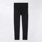 Black leggings on a white background