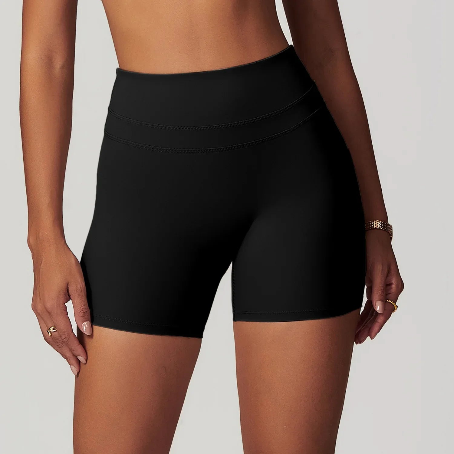 Cadore Seamless Fitness Set – Shorts, Top & Sports Blouse