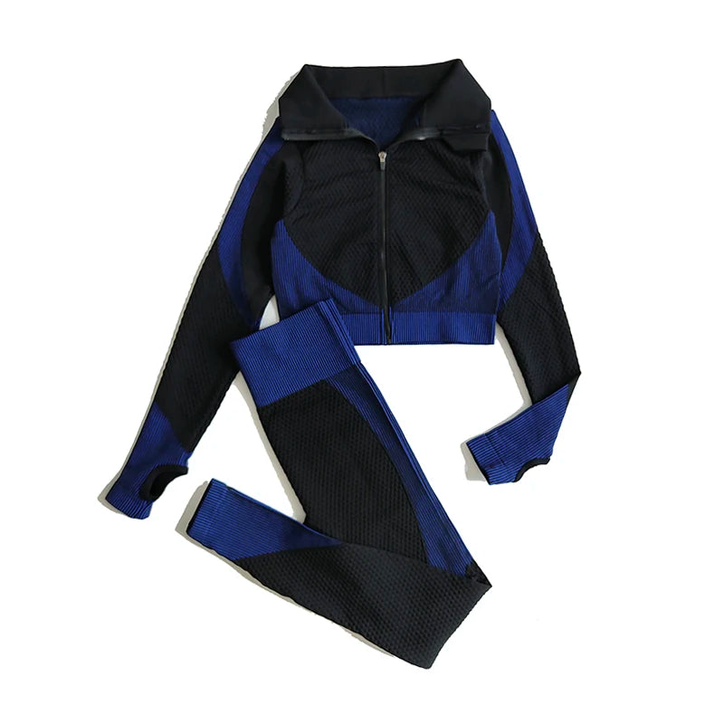 Cadore SculptMotion Set – High-Waist Leggings & Zip Performance Jacket