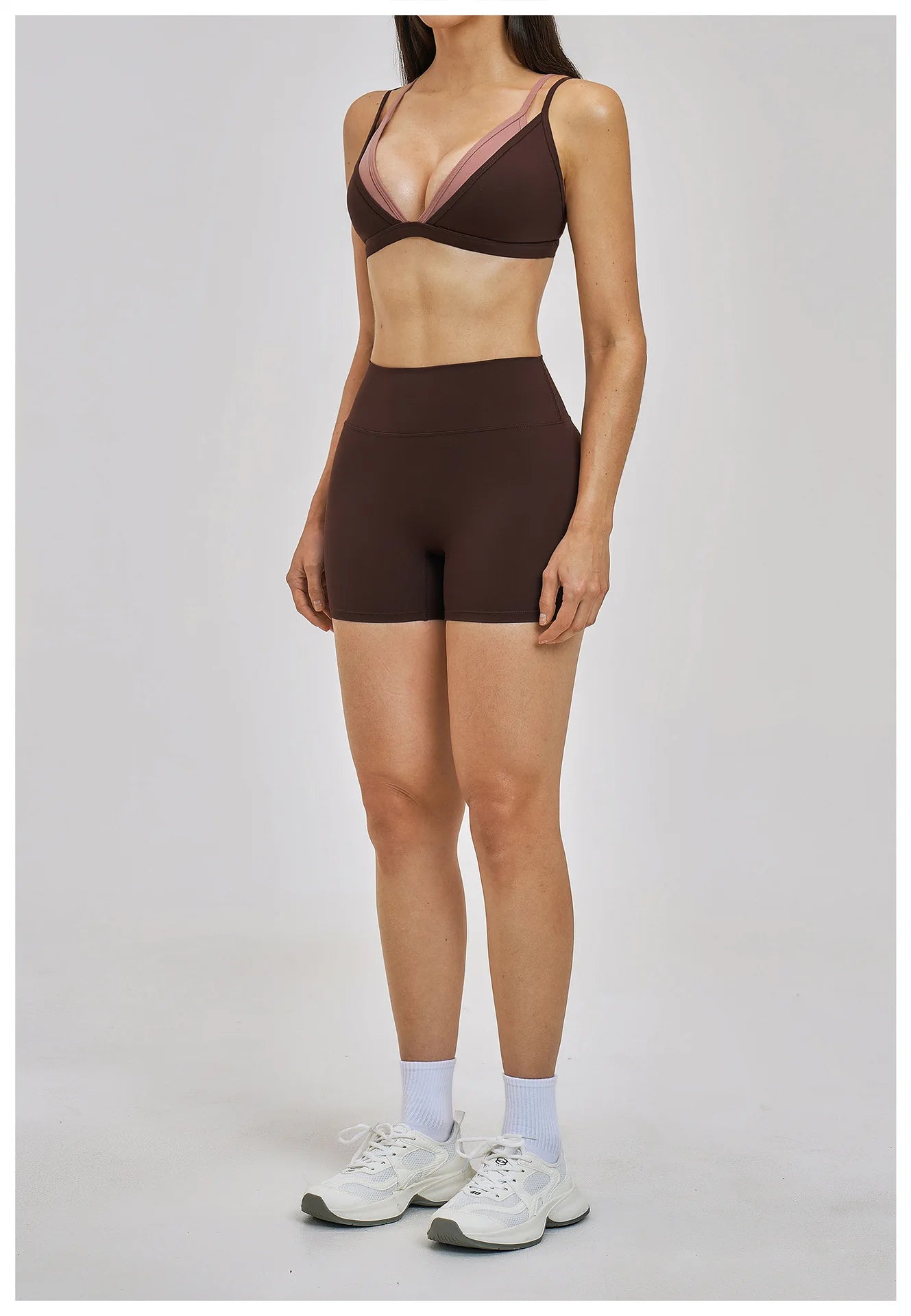 Cadore Seamless Tracksuit – Leggings & Sports Bra 2-Piece Set