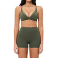 Cadore Seamless Tracksuit – Leggings & Sports Bra 2-Piece Set