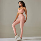 Cadore Motion Set – High-Waist Sculpt Leggings & Square Neck Crop Top