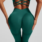 Cadore Motion Seamless Set – Leggings & Backless Crop Top