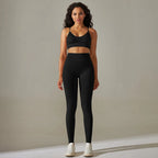Cadore Motion Set – High-Waist Sculpt Leggings & Square Neck Crop Top