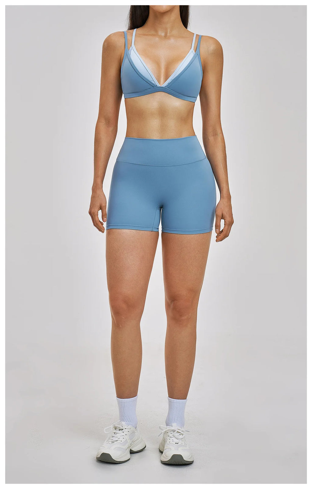Cadore Seamless Tracksuit – Leggings & Sports Bra 2-Piece Set