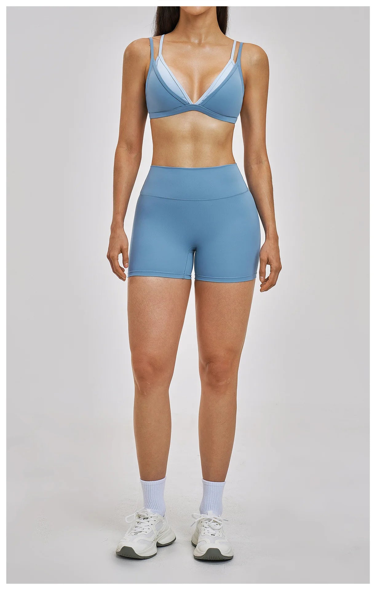 Cadore Seamless Tracksuit – Leggings & Sports Bra 2-Piece Set