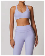 Cadore Seamless Fitness Set – Shorts, Top & Sports Blouse