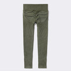 Green leggings on a light gray background